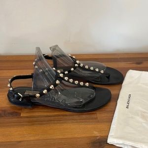Authentic Balenciaga studded sandals
